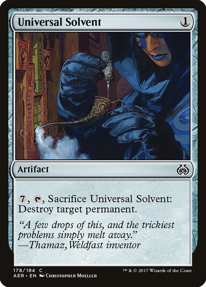 Universal Solvent [Aether Revolt] | Card Merchant Takapuna