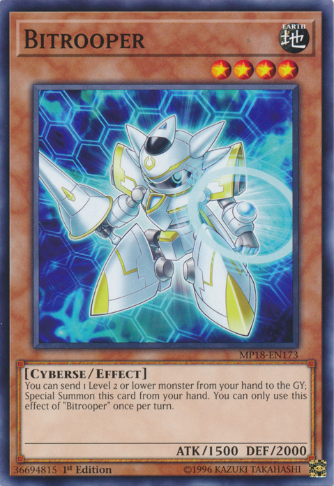 Bitrooper [MP18-EN173] Common | Card Merchant Takapuna