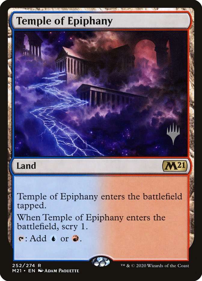 Temple of Epiphany (Promo Pack) [Core Set 2021 Promos] | Card Merchant Takapuna