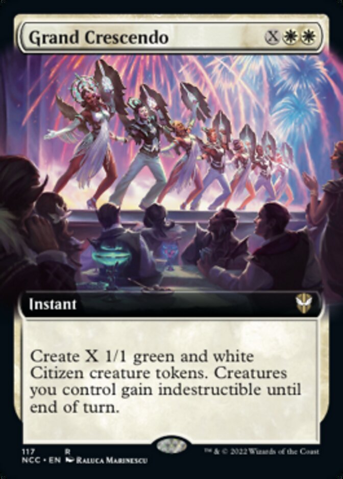 Grand Crescendo (Extended Art) [Streets of New Capenna Commander] | Card Merchant Takapuna