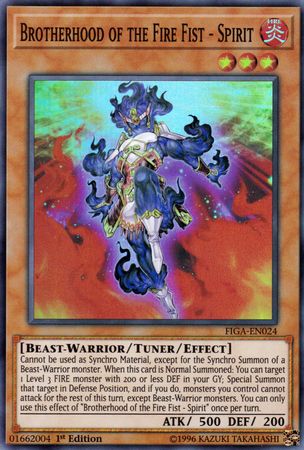 Brotherhood of the Fire Fist - Spirit [FIGA-EN024] Super Rare | Card Merchant Takapuna