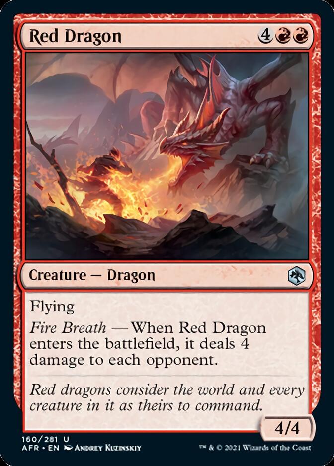 Red Dragon [Dungeons & Dragons: Adventures in the Forgotten Realms] | Card Merchant Takapuna