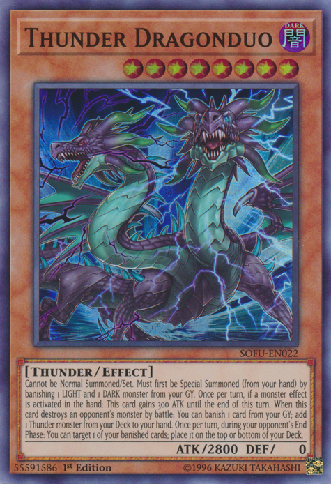 Thunder Dragonduo [SOFU-EN022] Super Rare | Card Merchant Takapuna