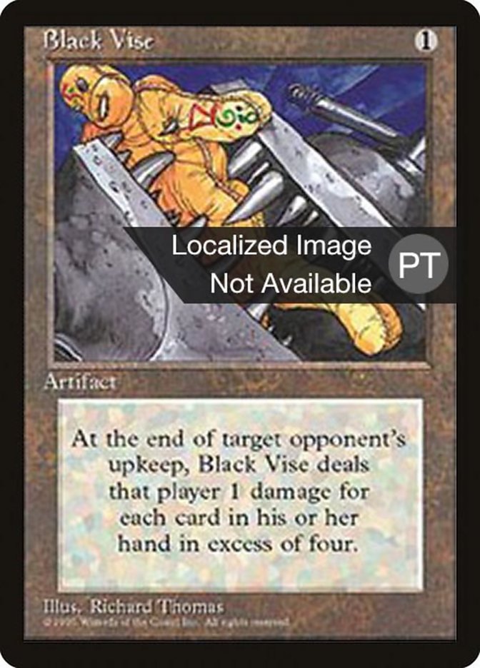 Black Vise [Fourth Edition (Foreign Black Border)] | Card Merchant Takapuna