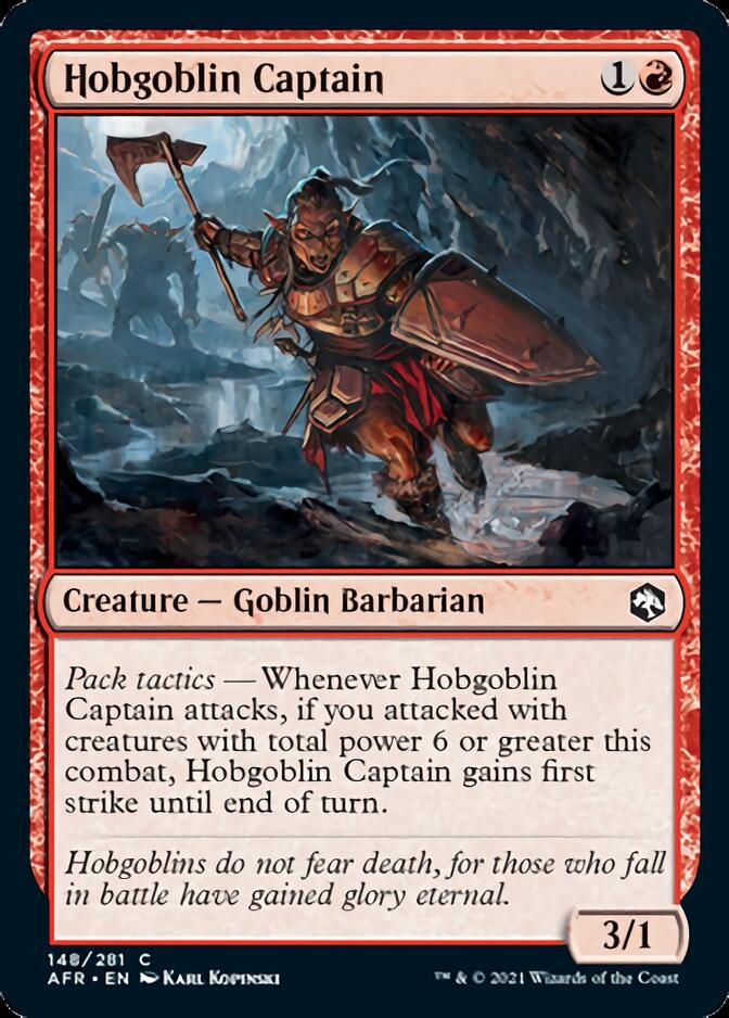 Hobgoblin Captain [Dungeons & Dragons: Adventures in the Forgotten Realms] | Card Merchant Takapuna