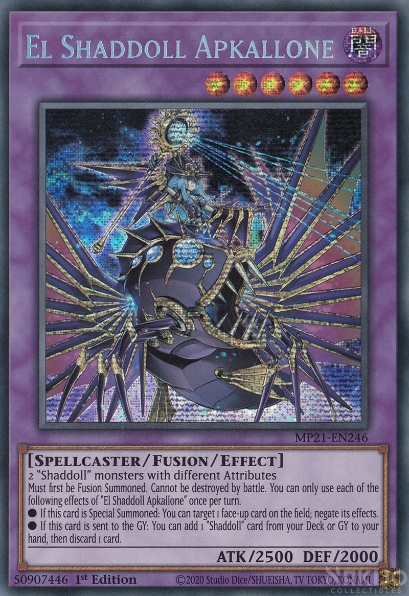 El Shaddoll Apkallone [MP21-EN246] Prismatic Secret Rare | Card Merchant Takapuna