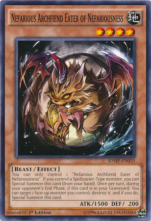 Nefarious Archfiend Eater of Nefariousness [SDMP-EN019] Common | Card Merchant Takapuna