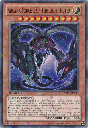 Arcana Force EX - The Light Ruler [SP13-EN044] Starfoil Rare | Card Merchant Takapuna