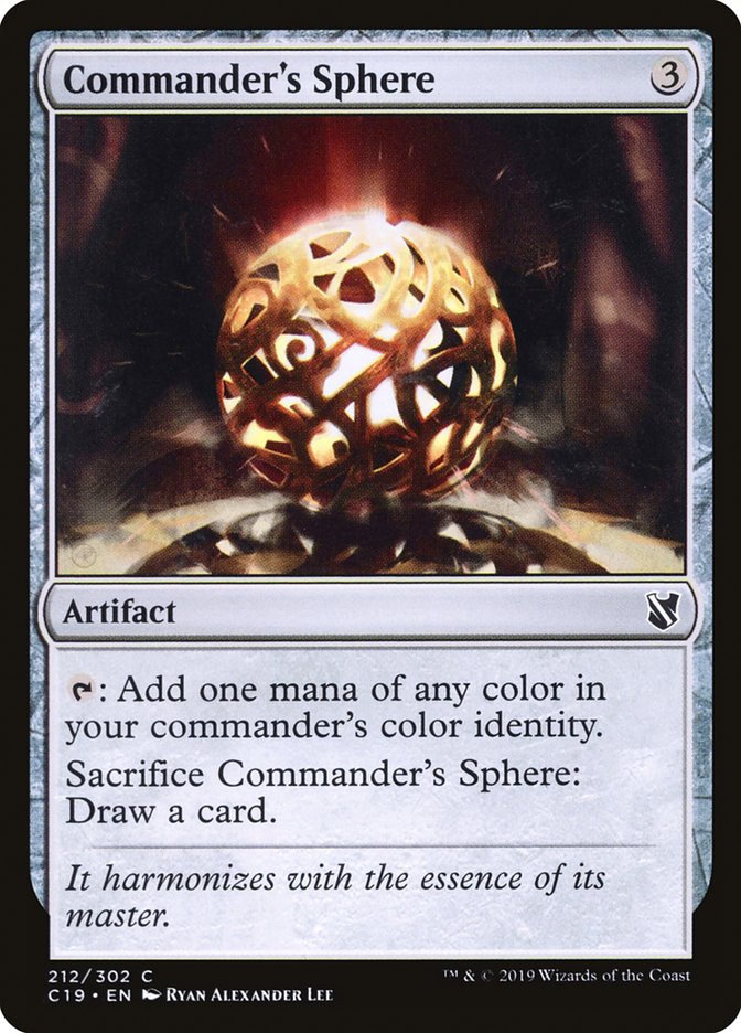 Commander's Sphere [Commander 2019] | Card Merchant Takapuna