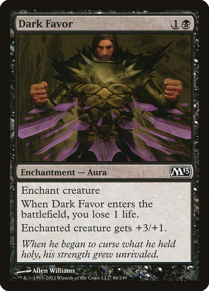 Dark Favor [Magic 2013] | Card Merchant Takapuna