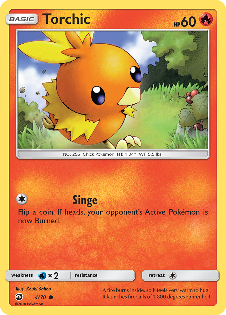 Torchic (4/70) [Sun & Moon: Dragon Majesty] | Card Merchant Takapuna