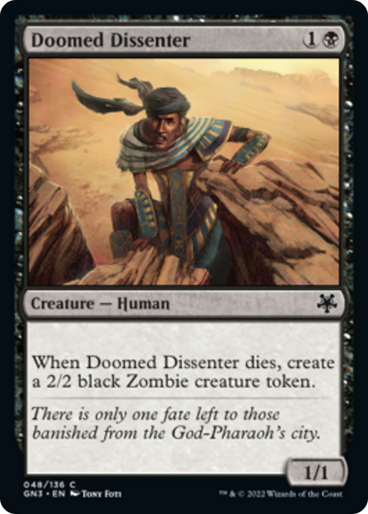 Doomed Dissenter [Game Night: Free-for-All] | Card Merchant Takapuna