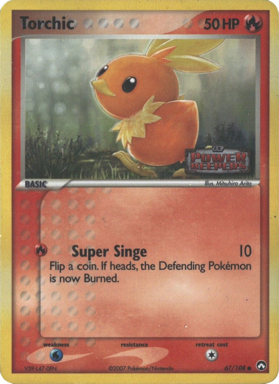 Torchic (67/108) (Stamped) [EX: Power Keepers] | Card Merchant Takapuna