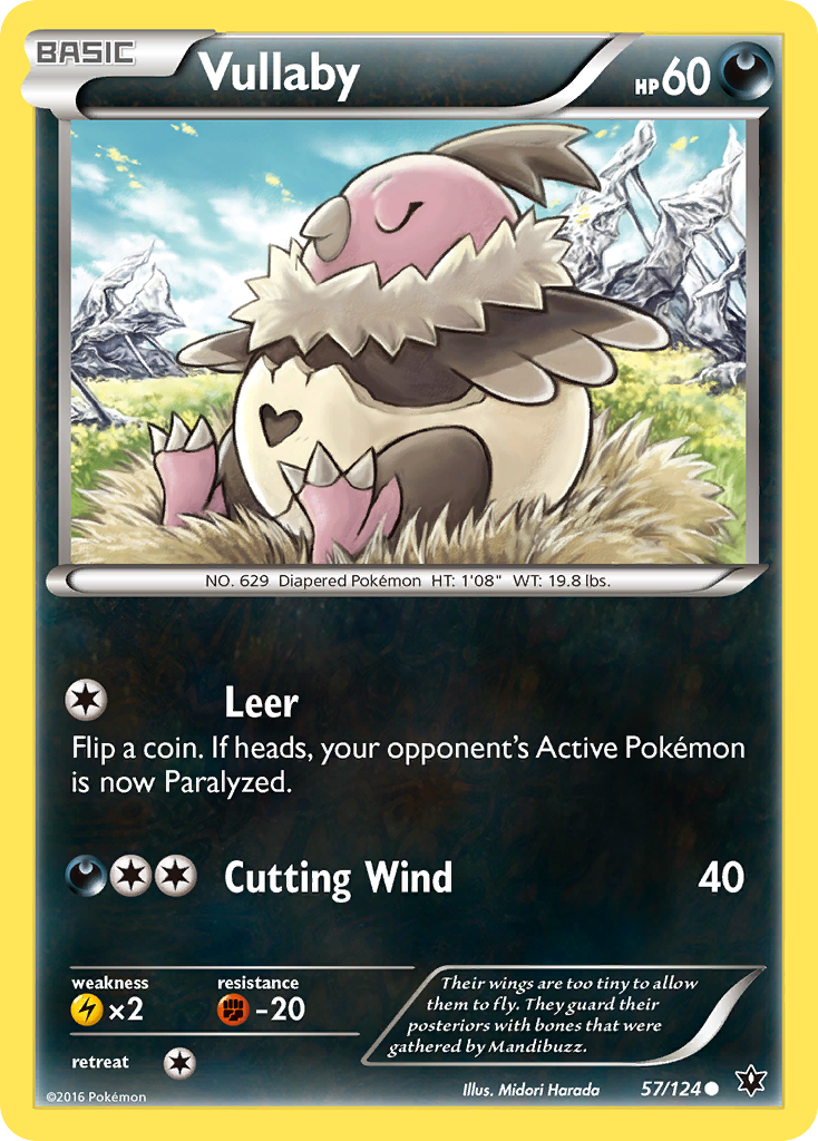 Vullaby (57/124) [XY: Fates Collide] | Card Merchant Takapuna