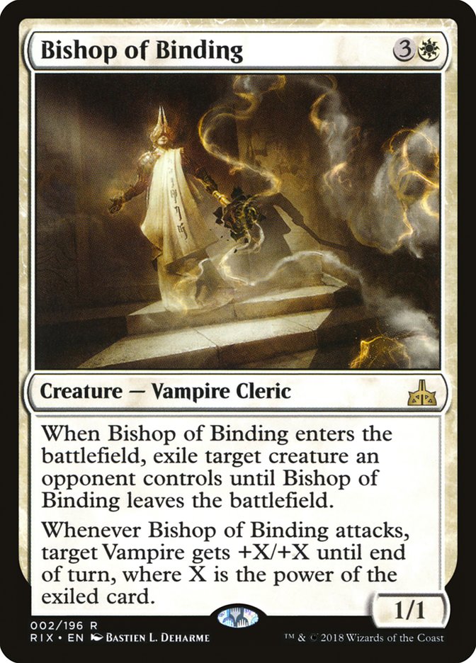 Bishop of Binding [Rivals of Ixalan] | Card Merchant Takapuna