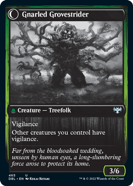 Dormant Grove // Gnarled Grovestrider [Innistrad: Double Feature] | Card Merchant Takapuna