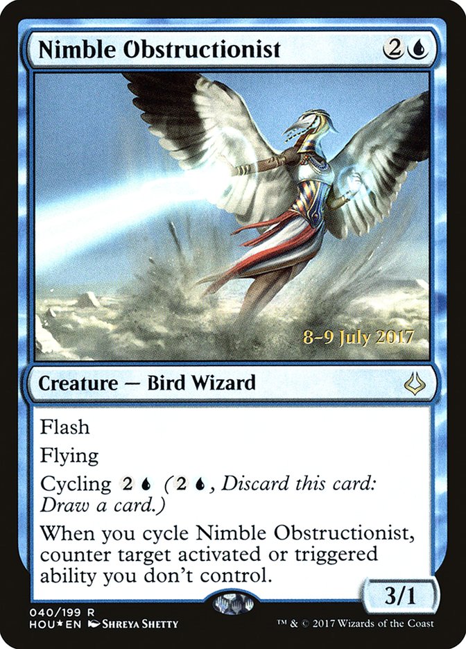 Nimble Obstructionist [Hour of Devastation Prerelease Promos] | Card Merchant Takapuna