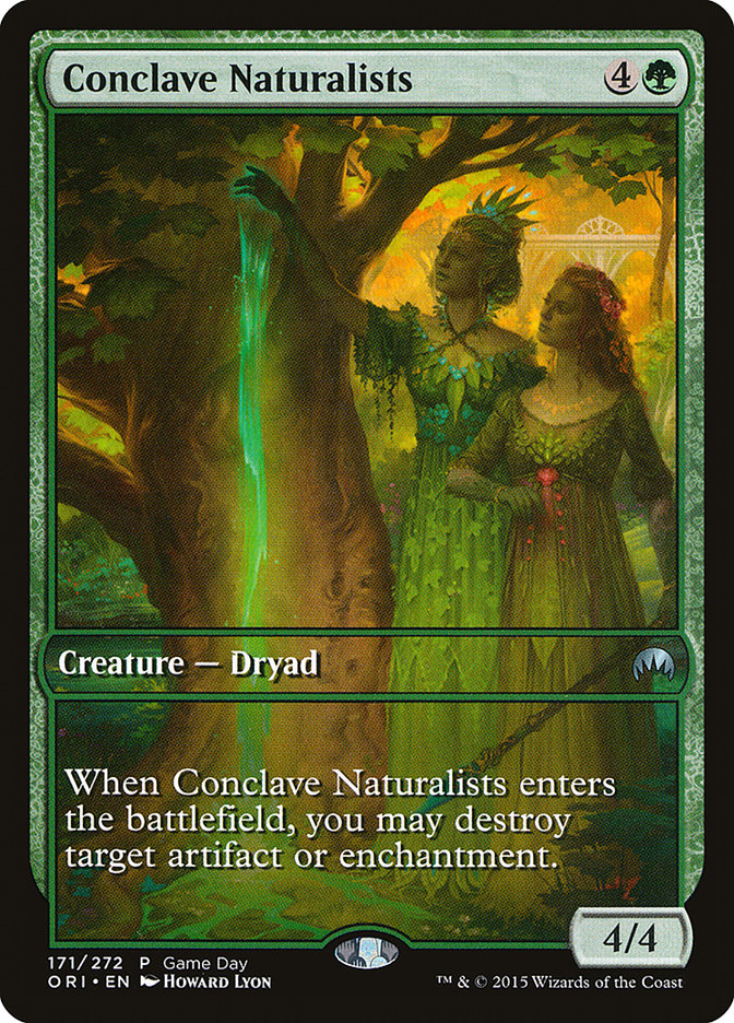 Conclave Naturalists (Game Day) [Magic Origins Promos] | Card Merchant Takapuna