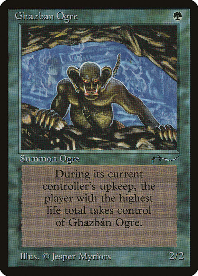 Ghazban Ogre [Arabian Nights] | Card Merchant Takapuna