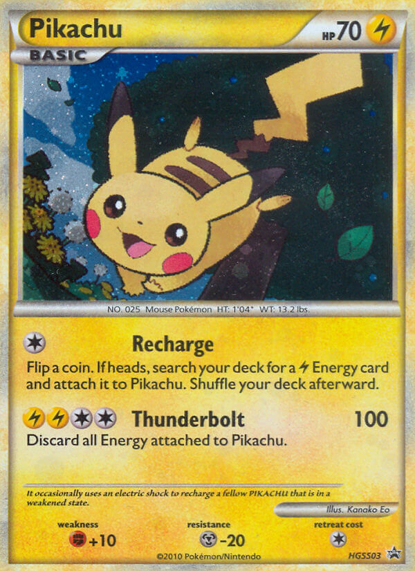 Pikachu (HGSS03) [HeartGold & SoulSilver: Black Star Promos] | Card Merchant Takapuna