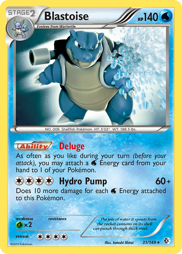 Blastoise (31/149) [Black & White: Boundaries Crossed] | Card Merchant Takapuna