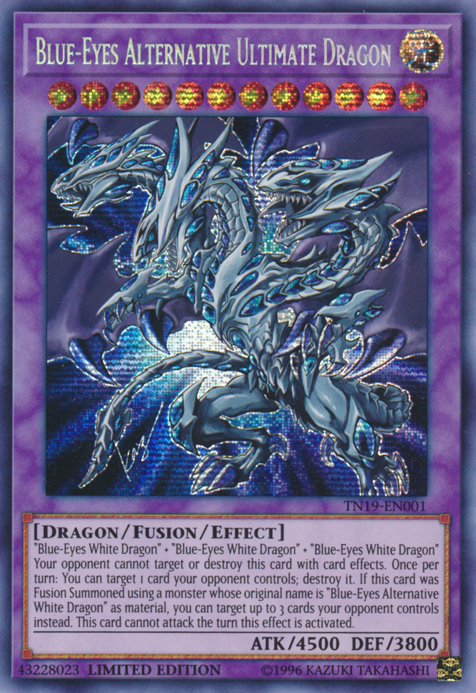 Blue-Eyes Alternative Ultimate Dragon [TN19-EN001] Prismatic Secret Rare | Card Merchant Takapuna