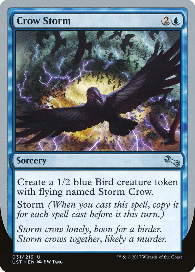 Crow Storm [Unstable] | Card Merchant Takapuna