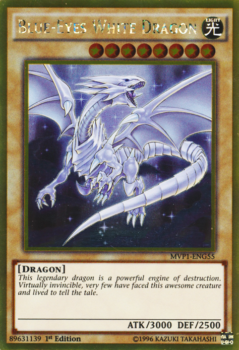 Blue-Eyes White Dragon [MVP1-ENG55] Gold Rare | Card Merchant Takapuna