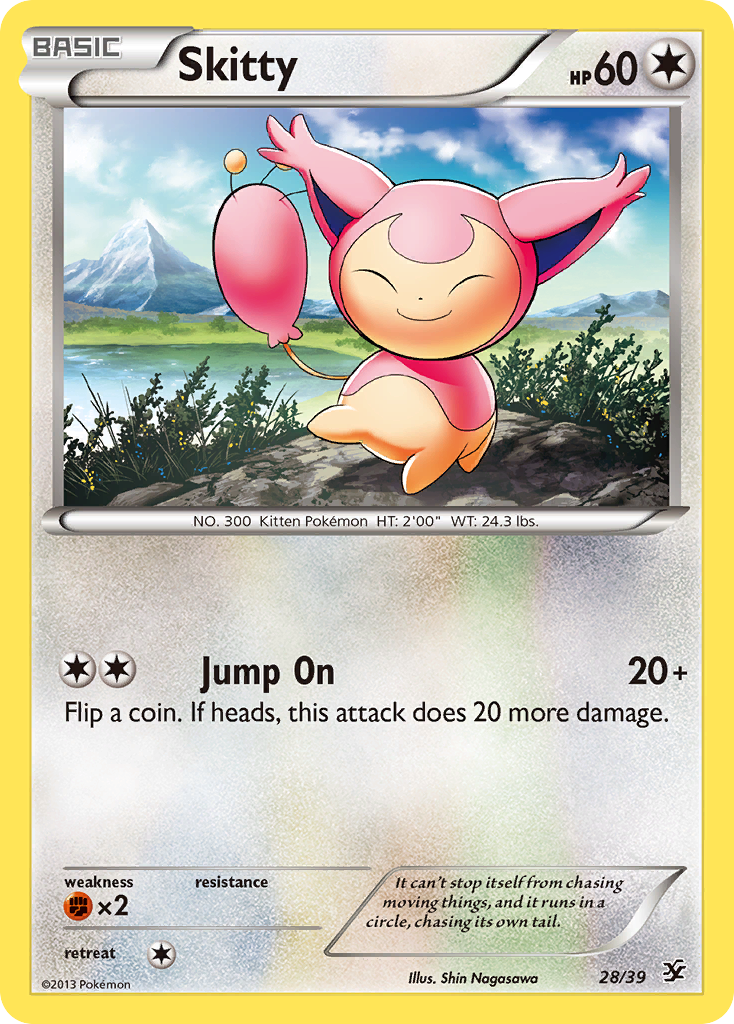 Skitty (28/39) [XY: Kalos Starter Set] | Card Merchant Takapuna