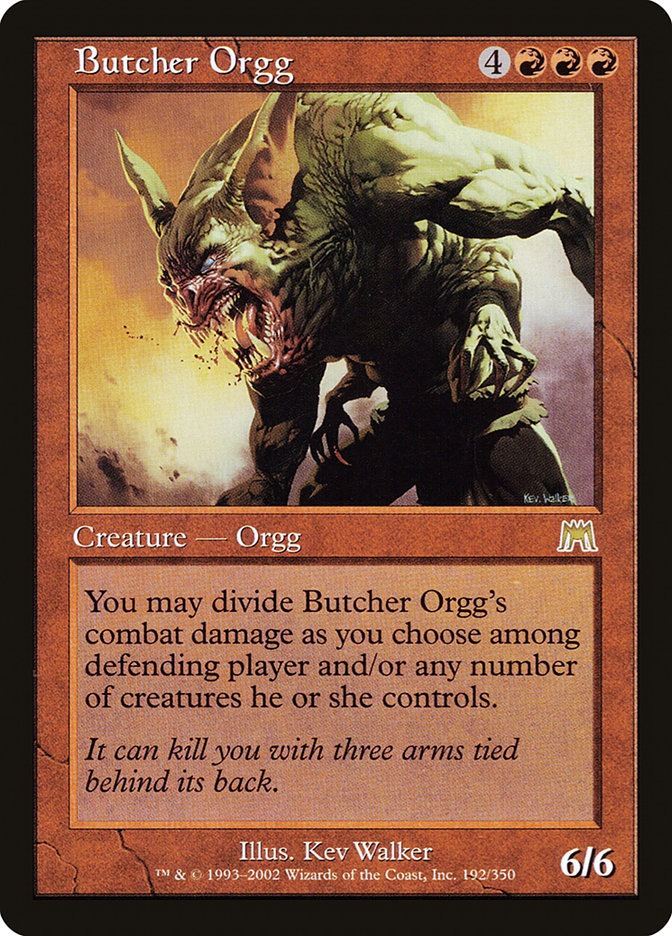 Butcher Orgg [Onslaught] | Card Merchant Takapuna