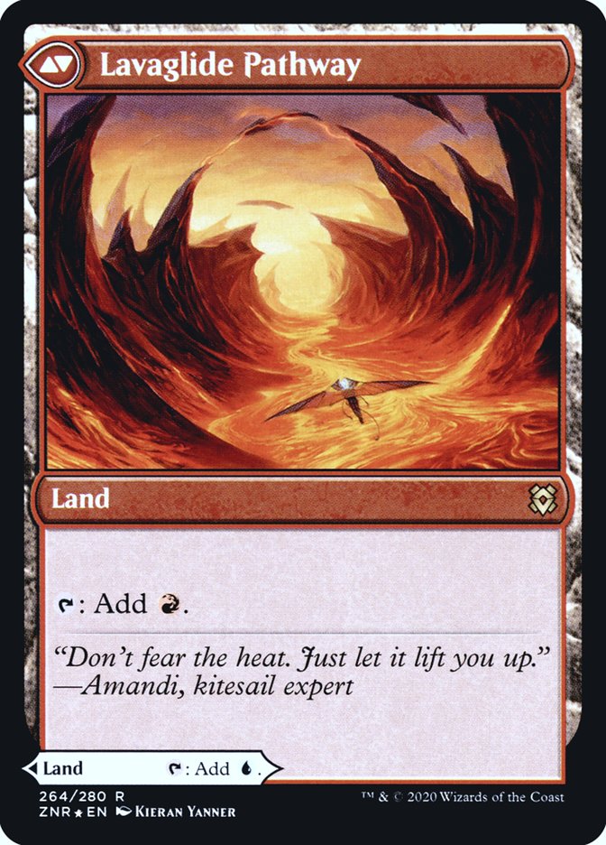 Riverglide Pathway // Lavaglide Pathway [Zendikar Rising Prerelease Promos] | Card Merchant Takapuna