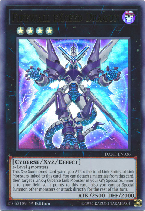 Firewall eXceed Dragon [DANE-EN036] Ultra Rare | Card Merchant Takapuna