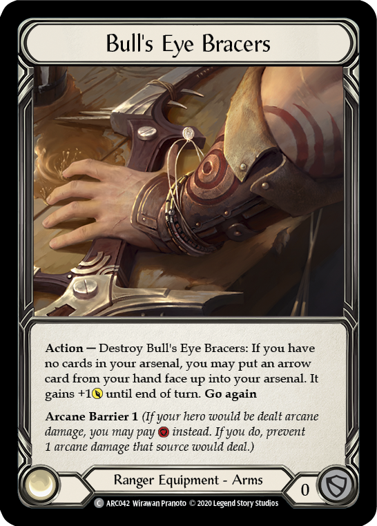 Bull's Eye Bracers [U-ARC042] (Arcane Rising Unlimited)  Unlimited Rainbow Foil | Card Merchant Takapuna