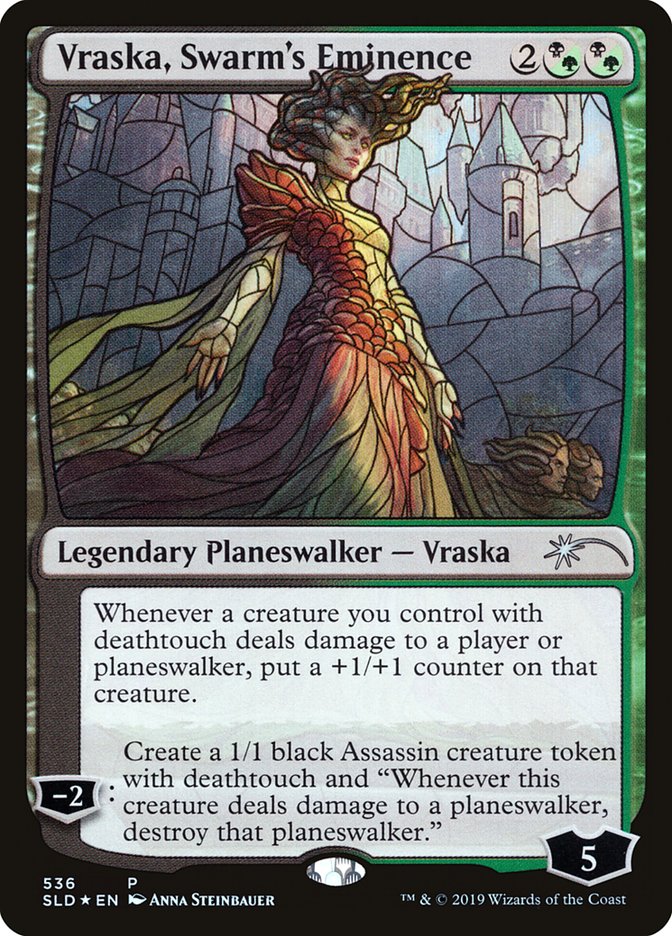 Vraska, Swarm's Eminence (Stained Glass) [Secret Lair Drop Promos] | Card Merchant Takapuna