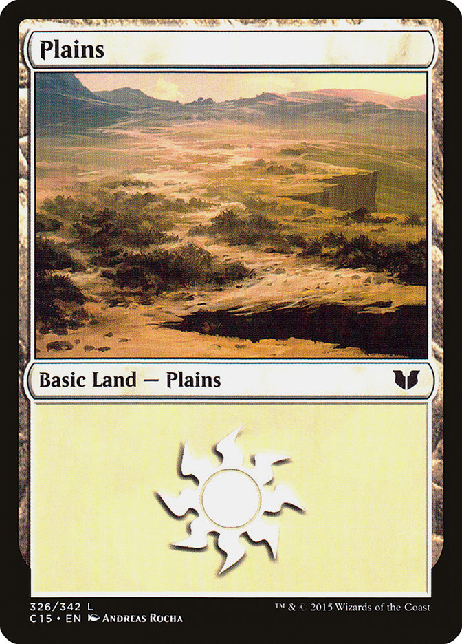 Plains (326) [Commander 2015] | Card Merchant Takapuna