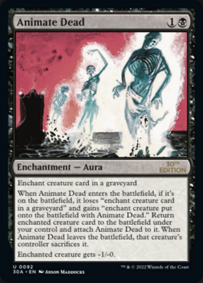 Animate Dead [30th Anniversary Edition] | Card Merchant Takapuna