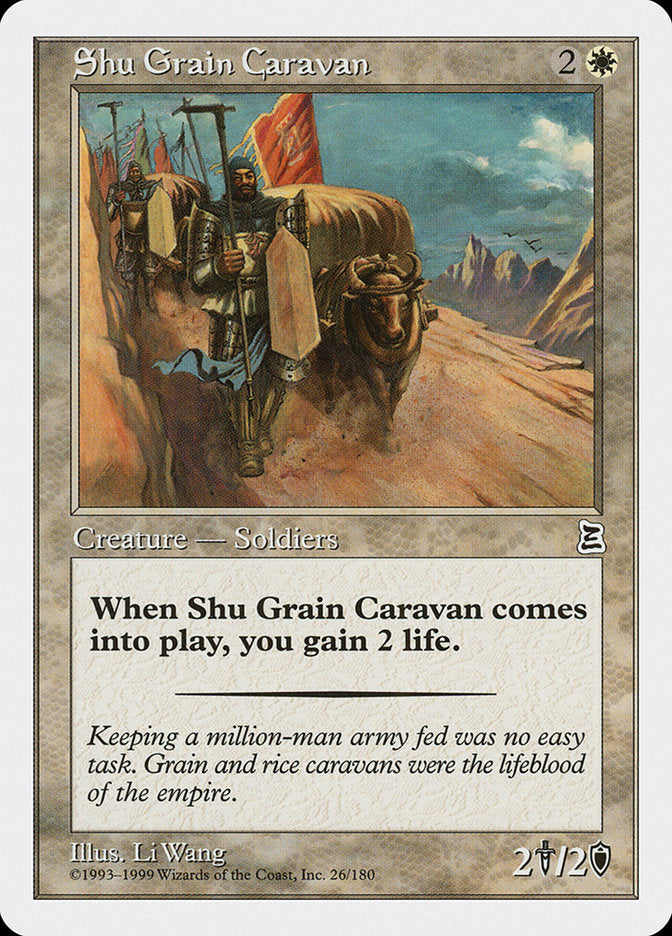 Shu Grain Caravan [Portal Three Kingdoms] | Card Merchant Takapuna