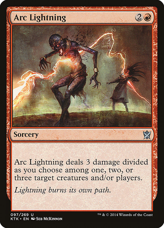 Arc Lightning [Khans of Tarkir] | Card Merchant Takapuna