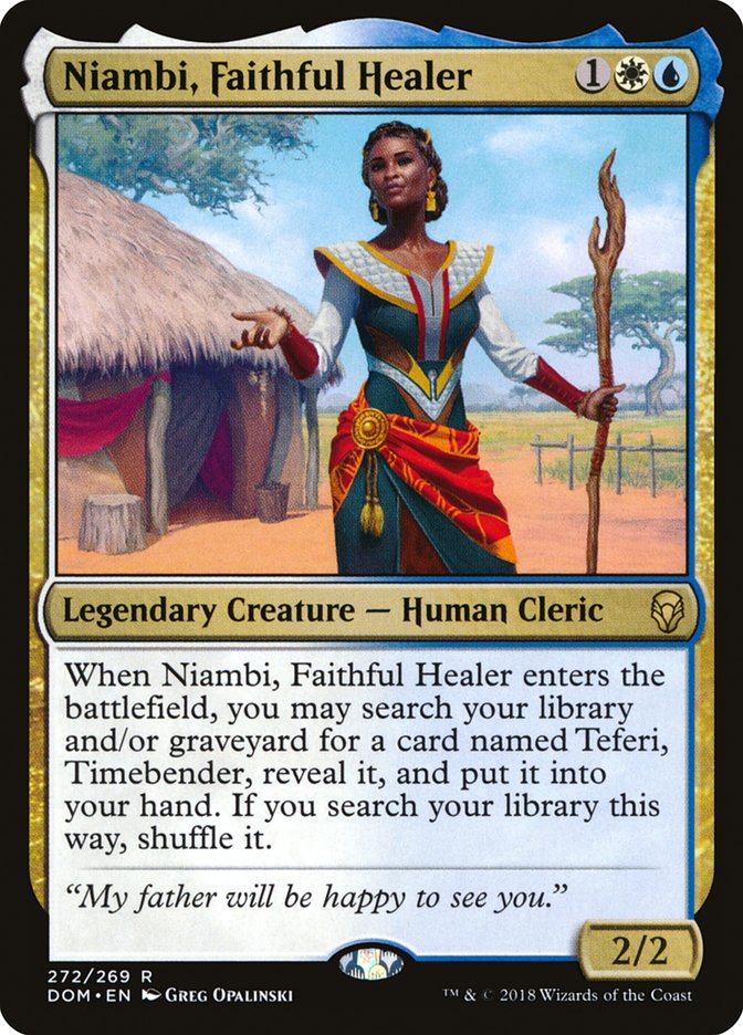 Niambi, Faithful Healer [Dominaria] | Card Merchant Takapuna