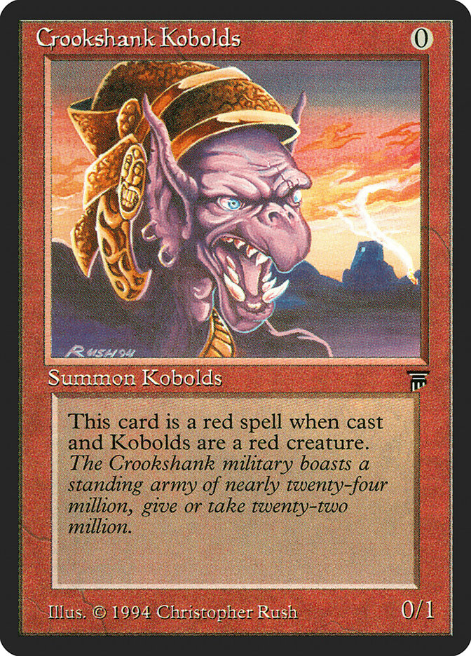 Crookshank Kobolds [Legends] | Card Merchant Takapuna