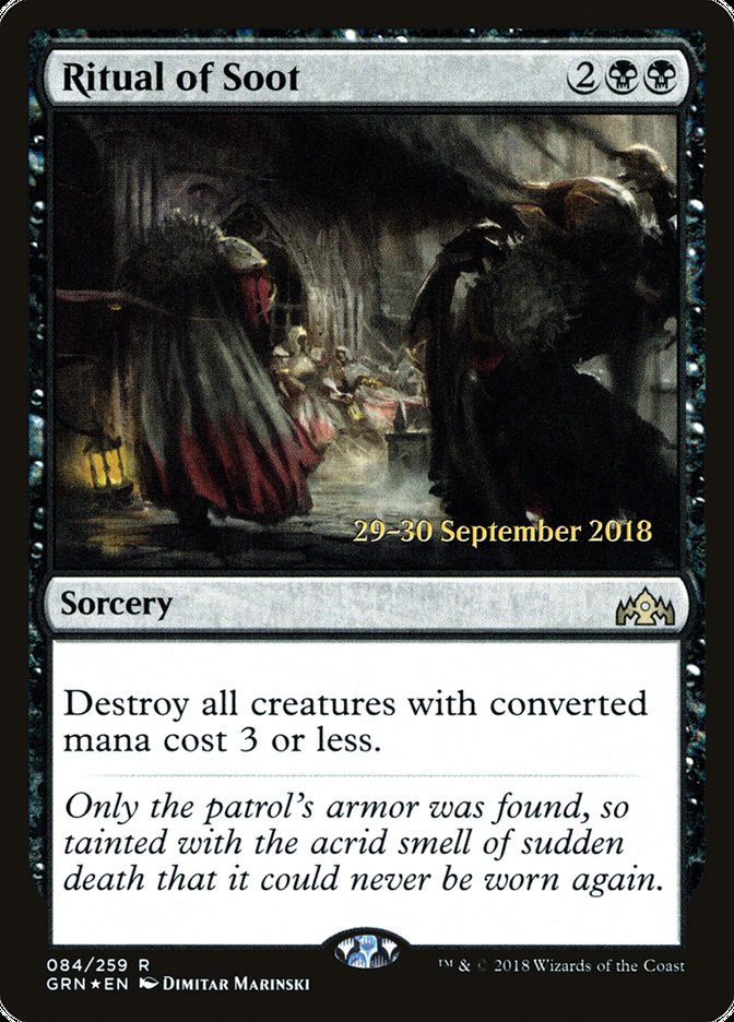 Ritual of Soot [Guilds of Ravnica Prerelease Promos] | Card Merchant Takapuna