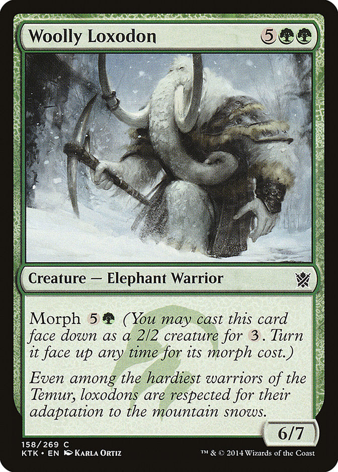 Woolly Loxodon [Khans of Tarkir] | Card Merchant Takapuna