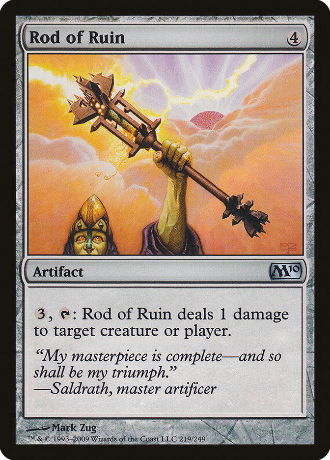 Rod of Ruin [Magic 2010] | Card Merchant Takapuna