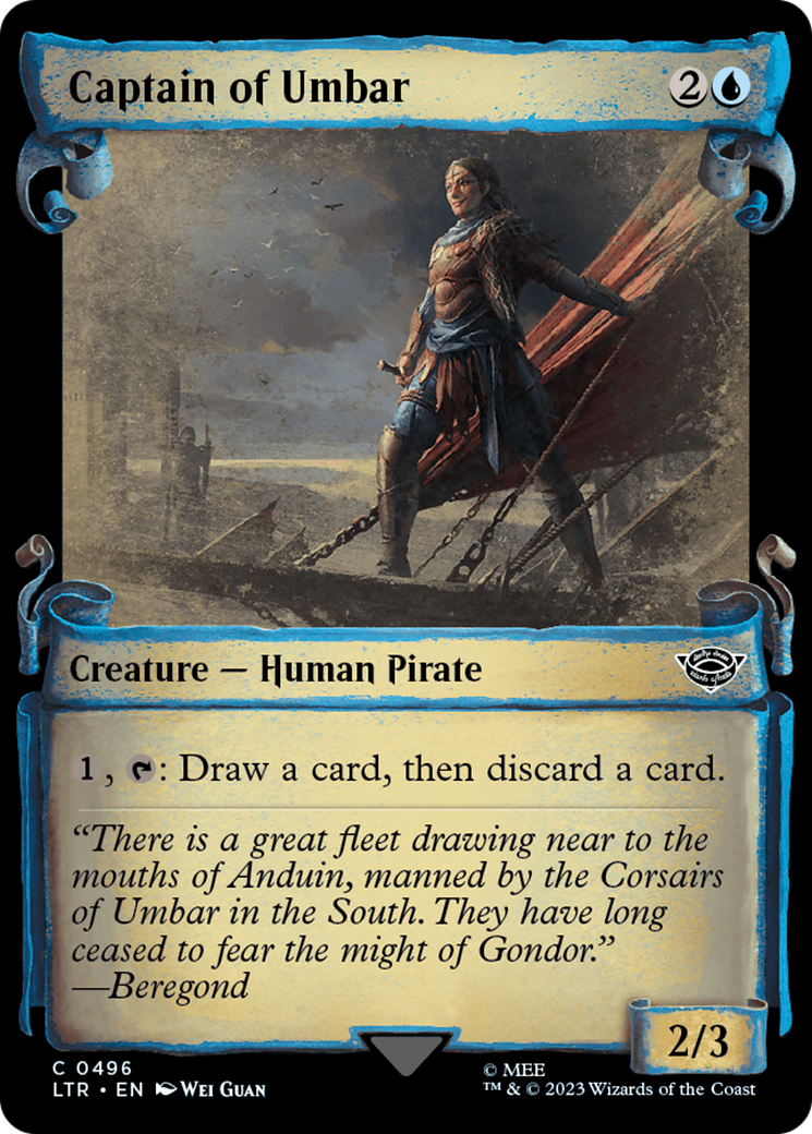 Captain of Umbar [The Lord of the Rings: Tales of Middle-Earth Showcase Scrolls] | Card Merchant Takapuna