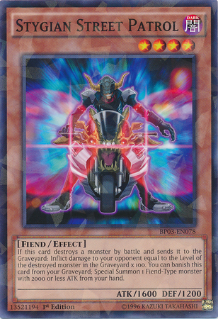 Stygian Street Patrol [BP03-EN078] Shatterfoil Rare | Card Merchant Takapuna