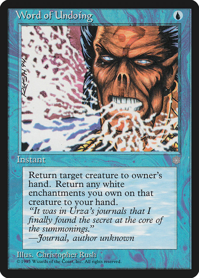 Word of Undoing [Ice Age] | Card Merchant Takapuna