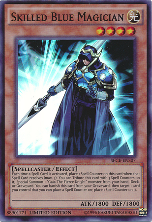 Skilled Blue Magician [SECE-ENS07] Super Rare | Card Merchant Takapuna