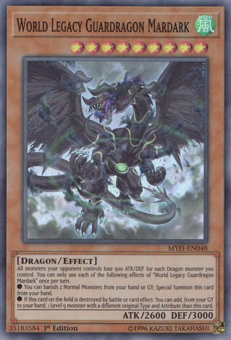 World Legacy Guardragon Mardark [MYFI-EN048] Super Rare | Card Merchant Takapuna