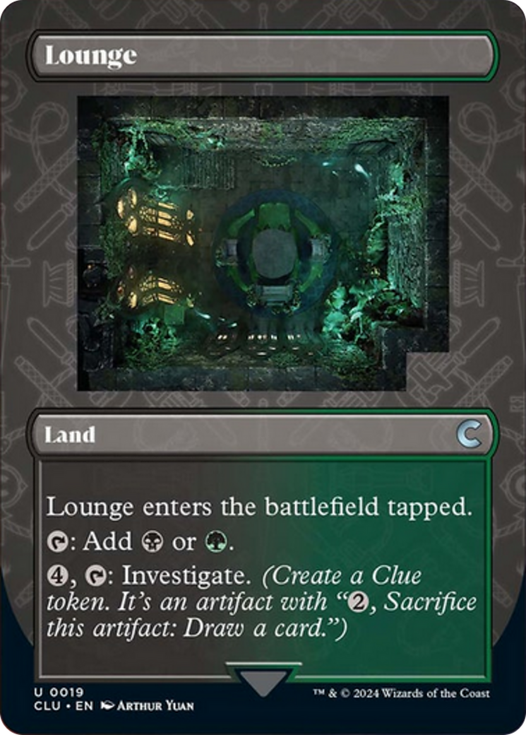 Lounge (Borderless) [Ravnica: Clue Edition] | Card Merchant Takapuna