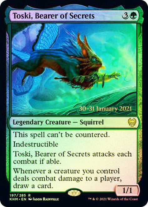 Toski, Bearer of Secrets [Kaldheim Prerelease Promos] | Card Merchant Takapuna